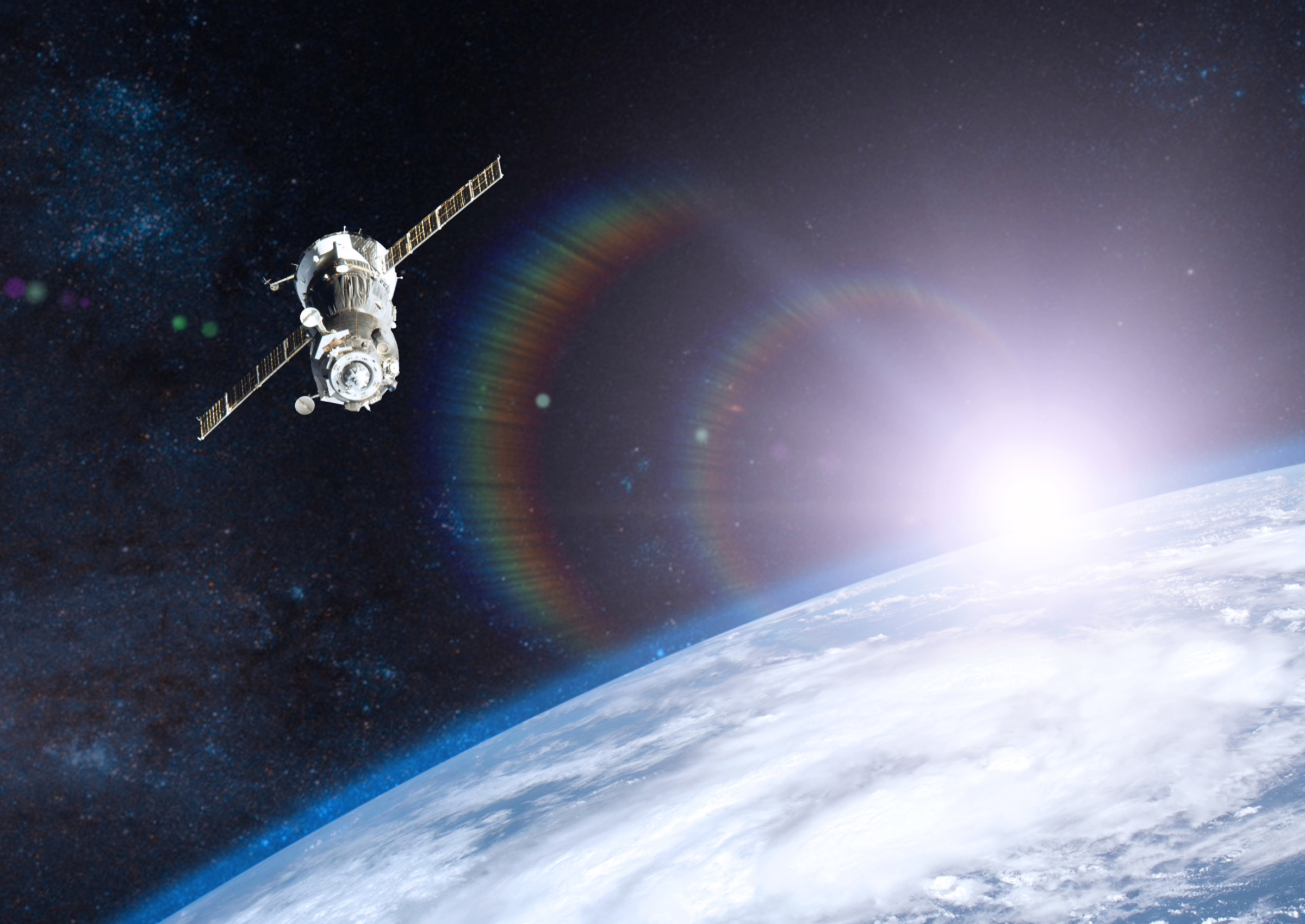 digital illustration of Earth with connectivity lines and the word 6G