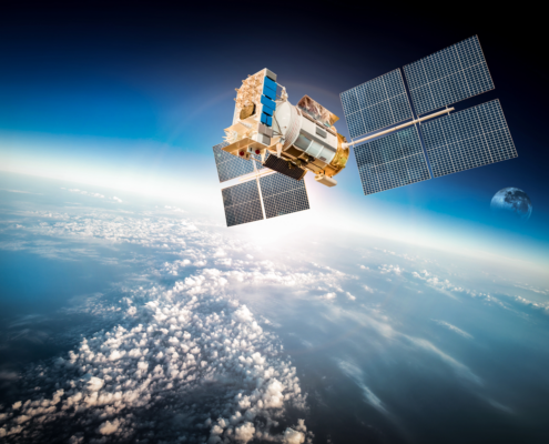 satellite in orbit