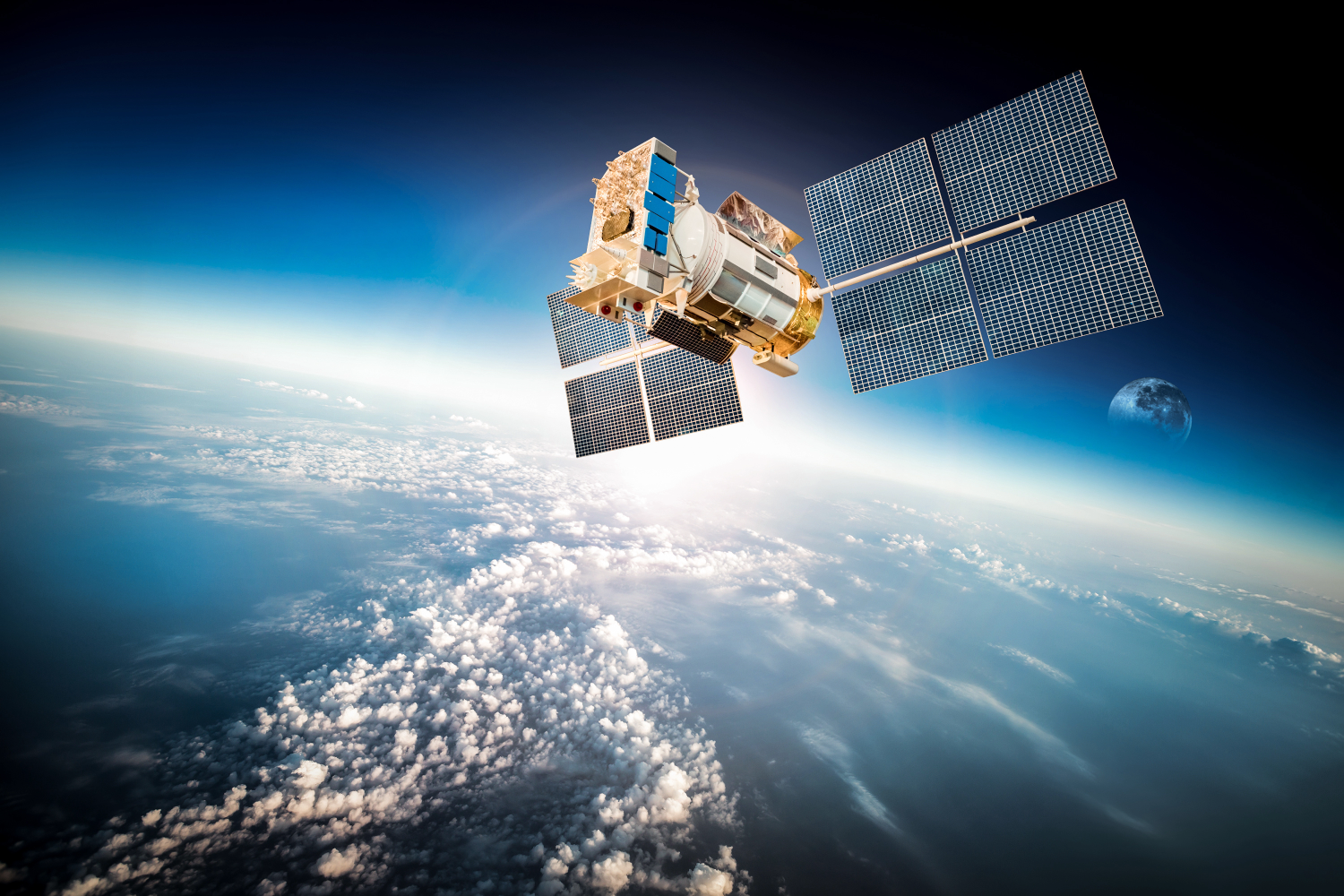satellite orbiting the Earth
